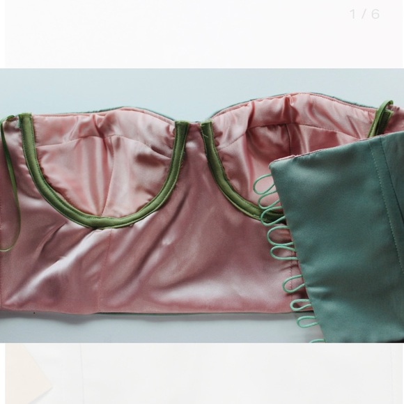 Handmade cropped cupped corset xtra small - Picture 3 of 6